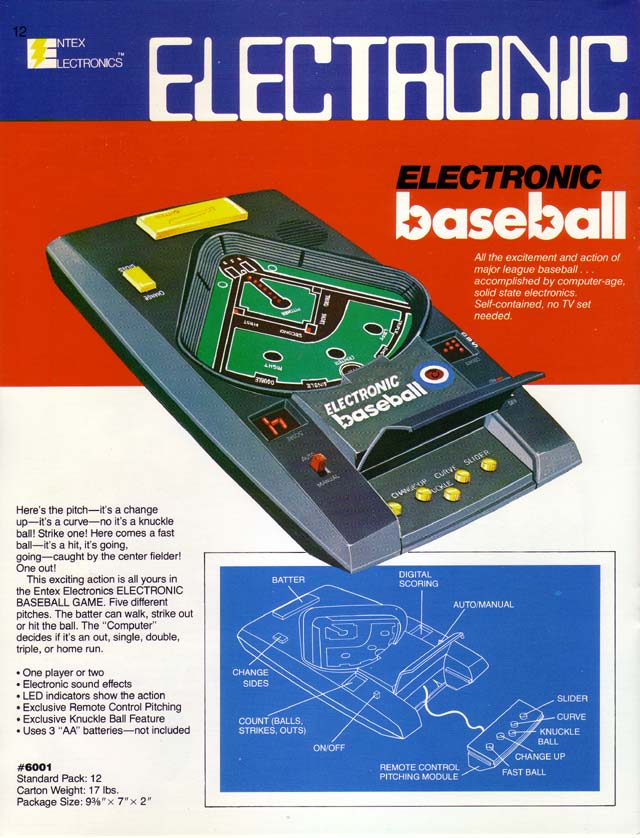entex electronic baseball