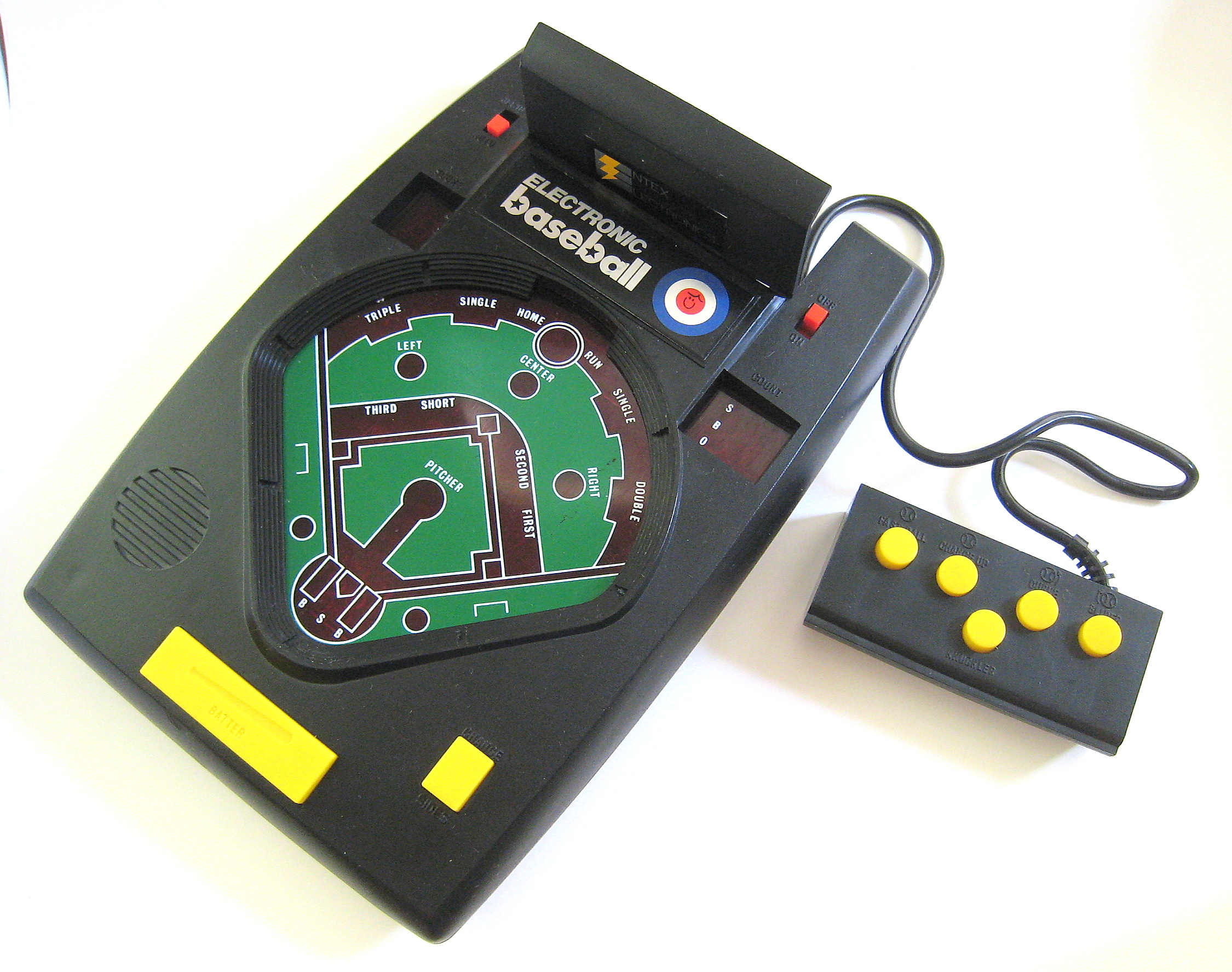 handheld electronic baseball game